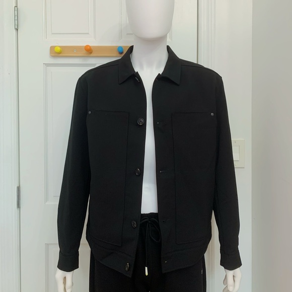 Hugo Boss Men’s Modern Fit Jacket In Black Stretch Twill - Picture 4 of 9